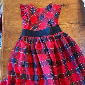 Girl’s Hope and Henry Plaid Holiday Dress - size 8